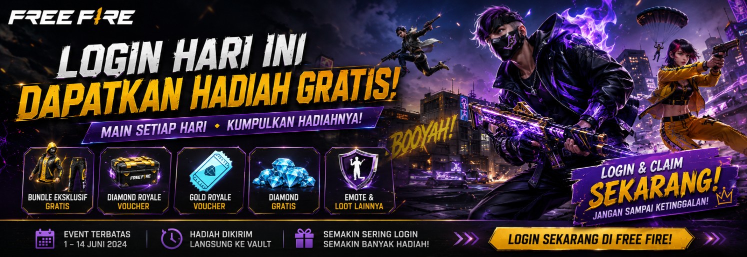Free Fire — Bonus Diamond hingga 30%